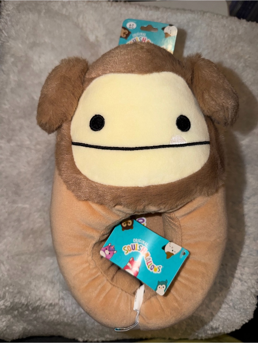 Squishmallows Benny the Bigfoot Slippers